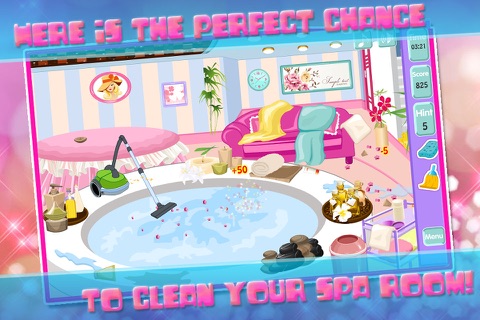 Princess Cleanup game-SPA Salon cleanup screenshot 3