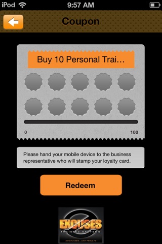 No Excuses Training System screenshot 2