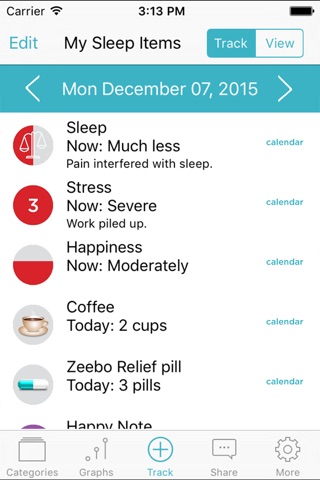 Symptom Tracker by TracknShare screenshot 2