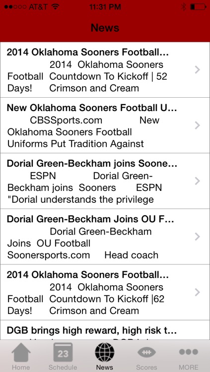 College Sports - Oklahoma Football Edition screenshot-3