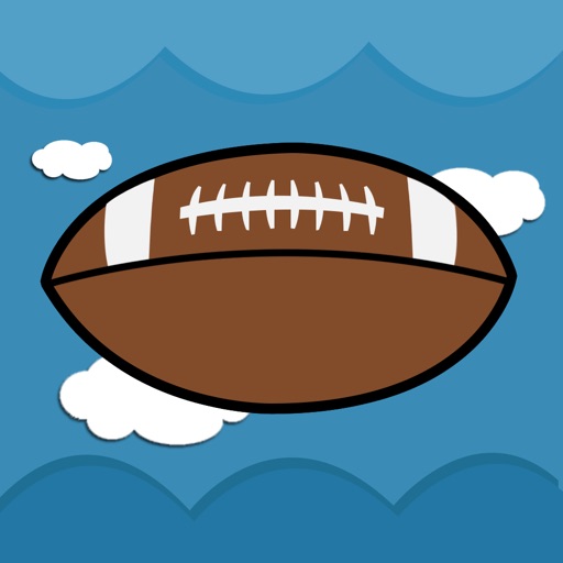 Flying Football Fun Icon