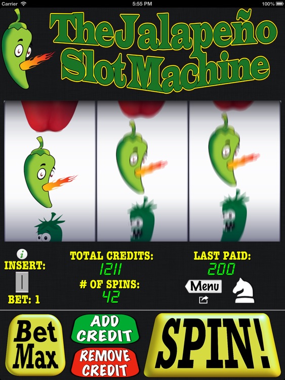 The Jalapeño Slot Machine HD Lite screenshot-3