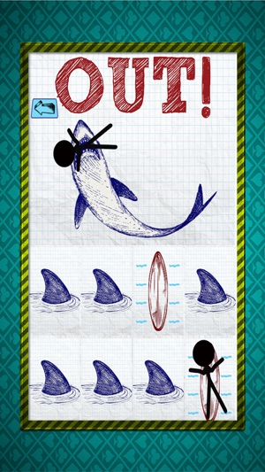 Stick-man Doodle Steps: Dont Step on The Shark Fins(圖3)-速報App