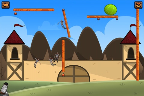 Knight Catapult Lite screenshot 2