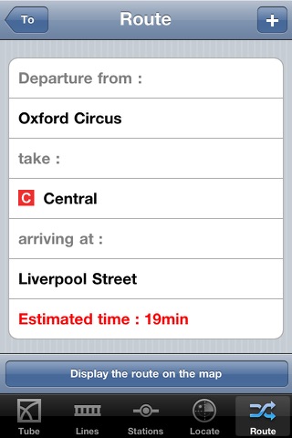 London Tube screenshot 2