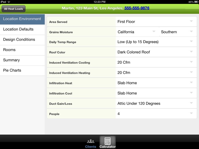 Heat Load Calculator Free for iPad(圖2)-速報App