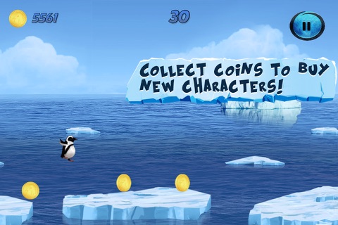 Mad Penguin Run - Free Fun Animal Jumping Game screenshot 2