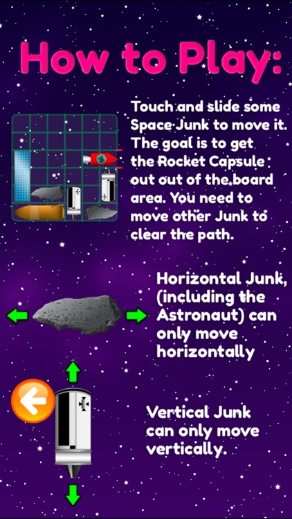 Slidey Kerjigger - Escape from Space - Rocket themed puzzle game screenshot-4