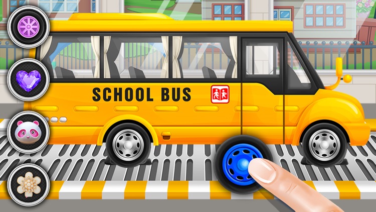 Wheels of the Bus - Kids Cars Salon Game