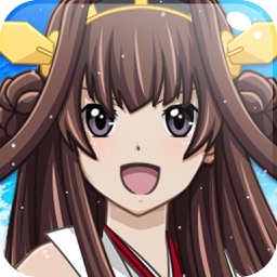 KREA - Northern ocean princess from the browser anime game Kantai  Collection standing in the middle of the ocean , smiling at camera.