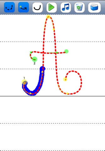 Apprendre à écrire les lettres de l'Alphabet cursif sur iPhone et iPod - Majuscules et minuscules - son des lettres en français screenshot 3