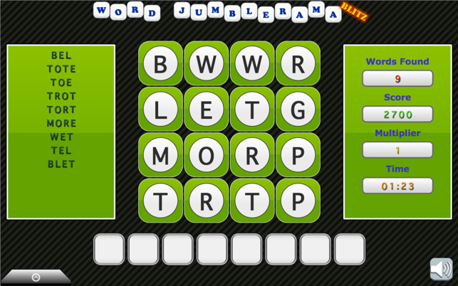 Word Jumblerama Blitz(圖4)-速報App