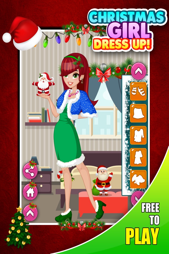 Christmas Dress Up Girl 2016 screenshot 2