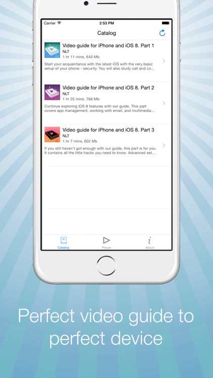 Video Guide for iPhone and iOS 8