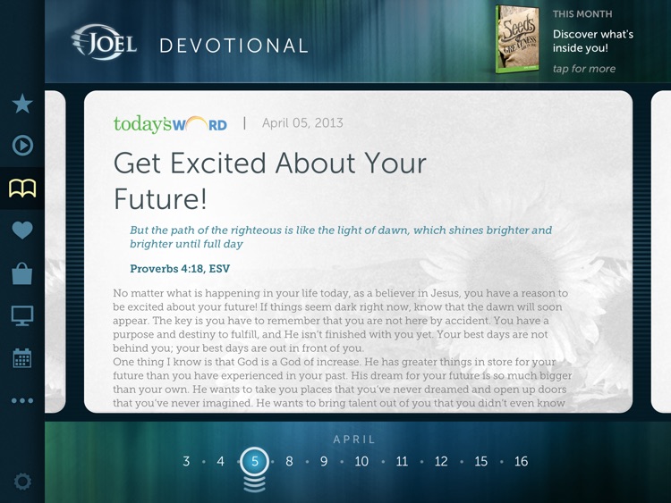 Joel Osteen for iPad