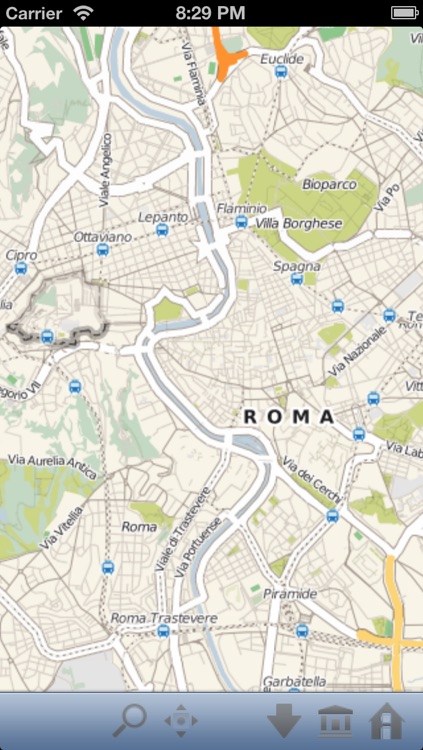 Offline Map of Rome