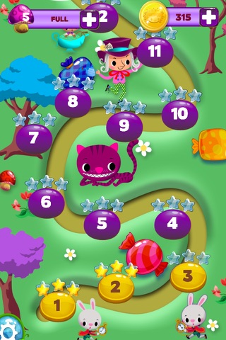 Alice in Bubble Candy Pop - Arcade Mania FREE screenshot 3