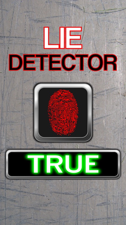 Lie Detector Scanner - Fingerprint Truth or Lying Touch Test HD +
