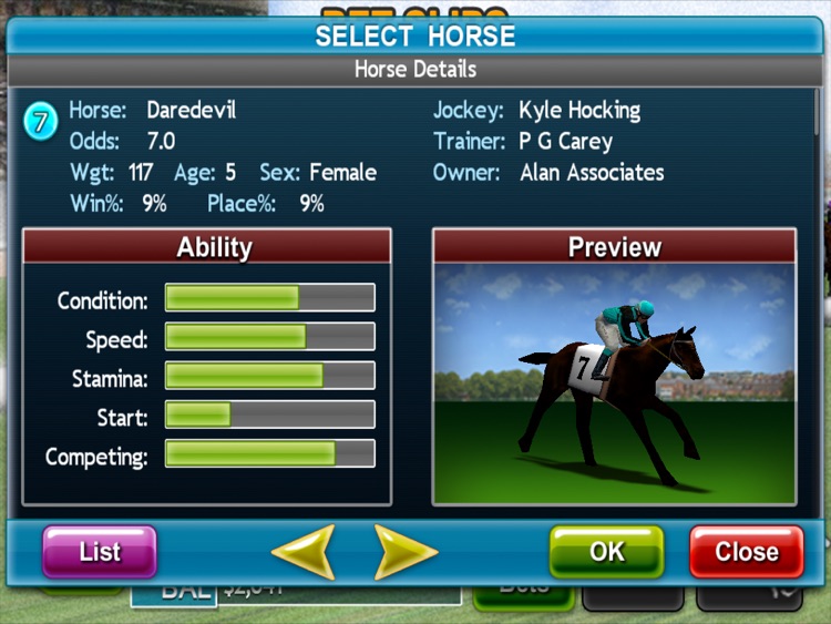 Virtual Horse Racing 3D HD FREE