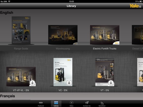 Yale EMEA Product Library screenshot 3