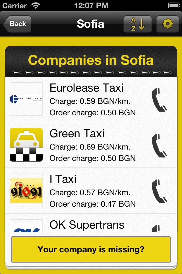 Taxi Bulgaria screenshot 2
