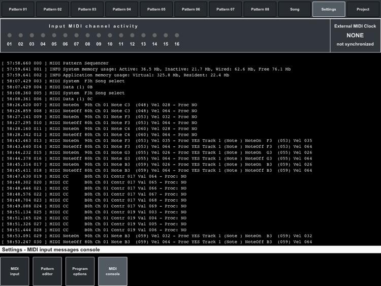 MIDI Pattern Sequencer screenshot-4