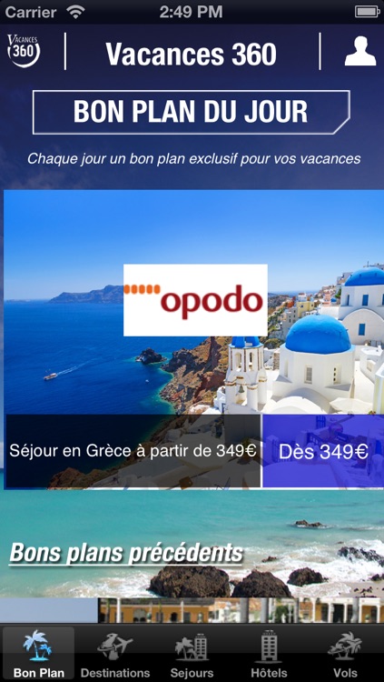 Vacances 360 - Bons plans voyages, séjours, hôtels et vols (promos, ventes flash, dernières minutes,...)