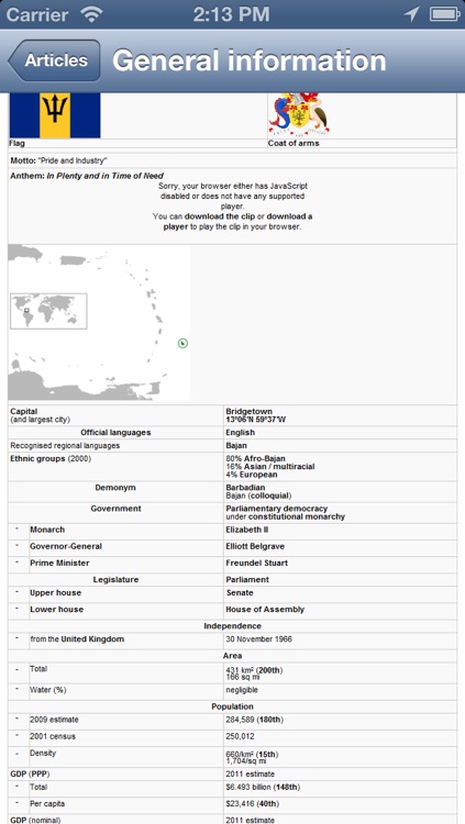 Barbados Offline Map - PLACE STARS screenshot-4