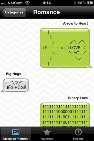 Message Pics Pro - Fun messaging pictures, emotes and text effects screenshot 3