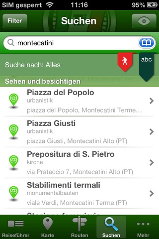 Pistoia Guida Verde Touring screenshot 3