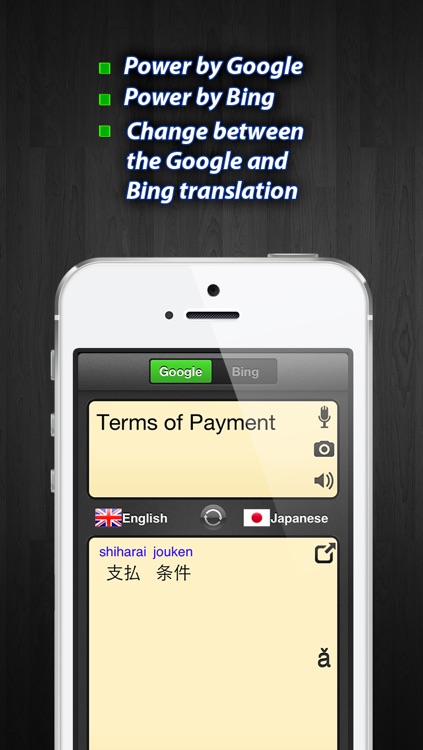 iPronunciation FREE - 60+ languages Translation for Google VS. Bing