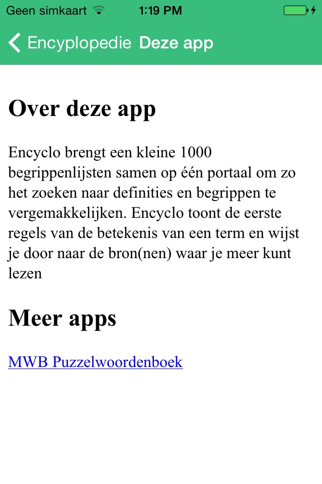 Encyclopedie (NL) screenshot 4