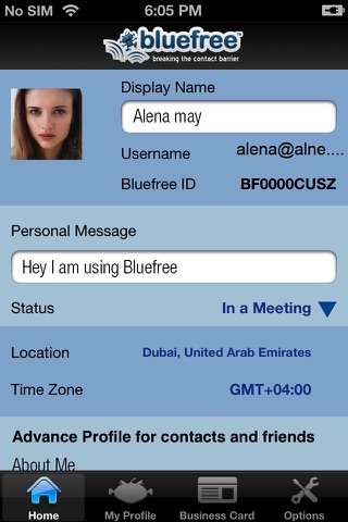 Bluefree Messenger screenshot 2
