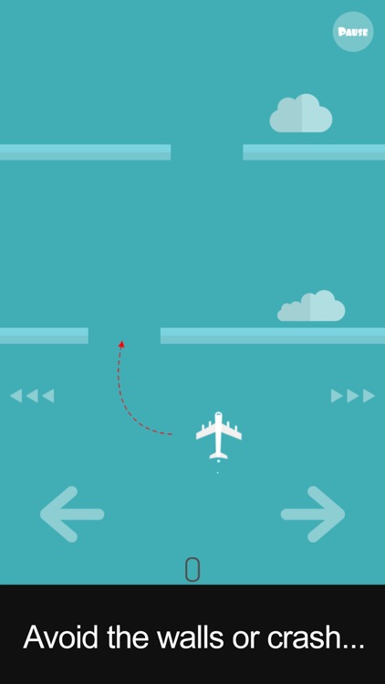 Flight crash: Fly Plane 2D