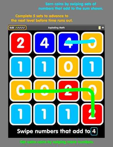 Скриншот из Exploding Math (Fun Puzzle Game)