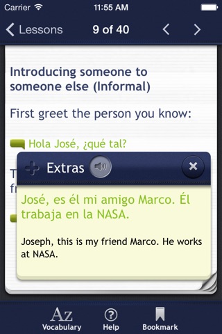 Nice to meet you - Introductory Spanish screenshot 3