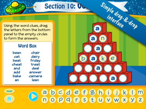 Vocabulary & Spelling Fun 1st Grade HD: Reading Games with A Cool Robot Friend screenshot 3