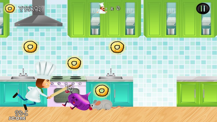 Cooking Crazy Running Dash - Top Mouse Fighting Food Smash World Free