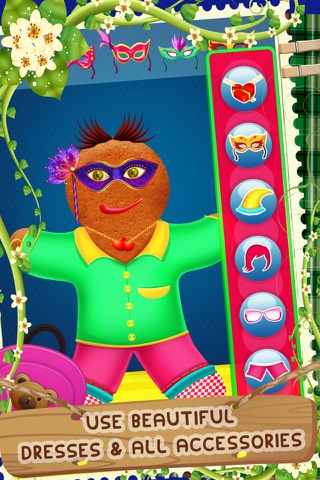 Gingerbread Man Dress Up Mania Pro - Addictive Fun Maker Games for Kids, Boys and Girls screenshot 4