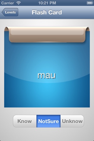 Portuguese Flash Card screenshot 2
