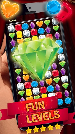 Jewel Match-3 World - Fun Gems And Diamonds Puzzle Maker For(圖3)-速報App