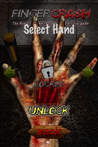 Finger crash - The Rusty Cage ' Knife Game Song ' official free game ! screenshot 2