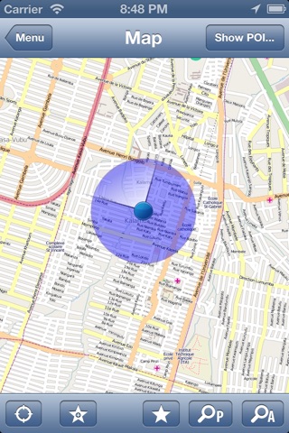 Kinshasa, Congo Offline Map - PLACE STARS screenshot 3