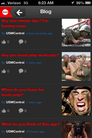 USMC Mobile screenshot 2