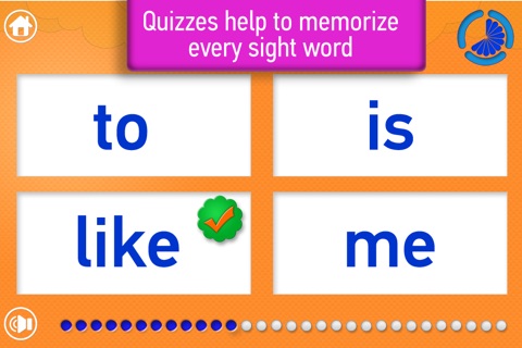 KIDDY SIGHT WORDS AMERICAN ENGLISH: reading game for kids screenshot 4