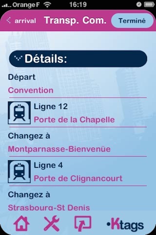 Kapten France GPS multitransport screenshot 4