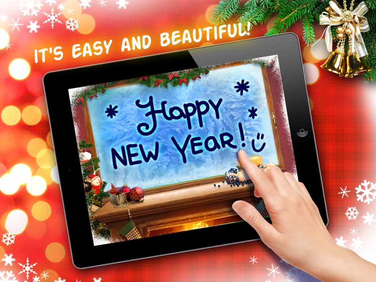 Xmas window - Make winter holiday cards