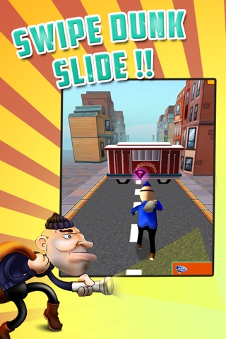 Bandit Run Hot Chase Free 3D Game: Dodge Cars, Bus And Subway Through An Angry City Mob screenshot 2