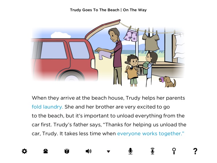storysmart1: Trudy Goes to the Beach - Social Language Skills screenshot-3