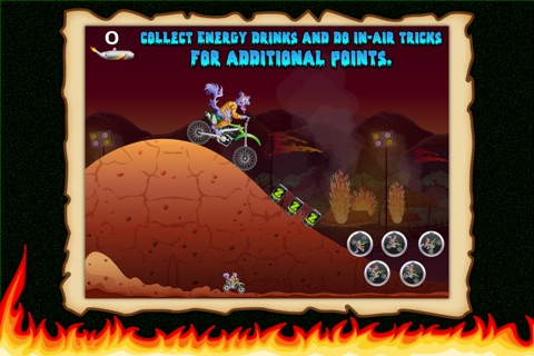 Xtreme Zombie Squirrel Motocross Lite- The Ultimate Mad Skills Race of Undead Rodents screenshot 2